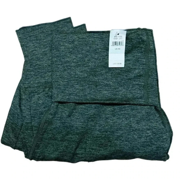 🆕Offline by Aerie Green Black Spacedye High Waist Fold Over Jogger Size XS - Picture 3 of 3